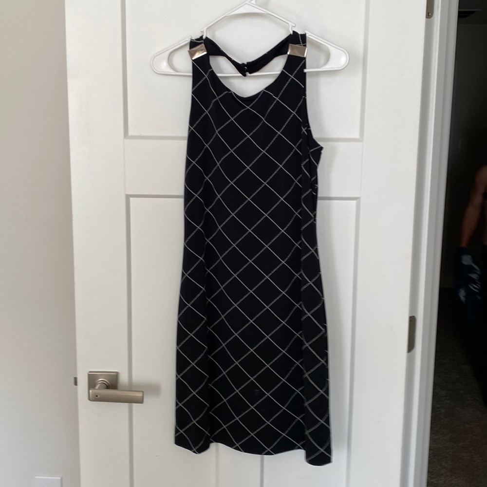 XS black mini dress WHBM